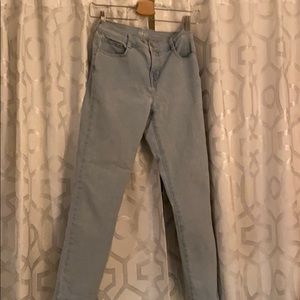 Light Blue Slim Leg Jeans (can wear cuffed)